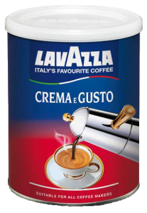 Молотый кофе " Lavazza"  Crema E Gusto (Крема Густо)  250г ж/б
